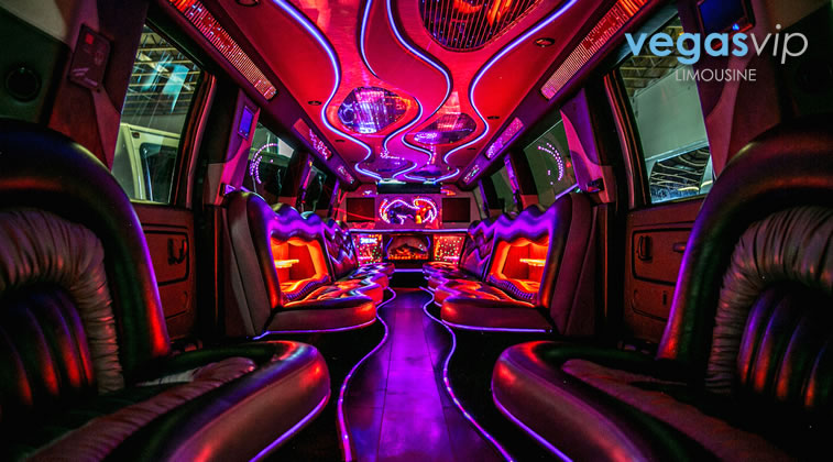 Vegas Sign & Mini Strip Tour in Private Limo or Party Bus with